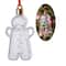 3.5" Clear Fillable DIY Plastic Gingerbread Cookie Ornament by Make Market®